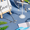 304 Stainless Steel Alphabet Letter Charms STAS-PH0019-70-5