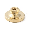 Golden Plated Brass Wax Sealing Stamp Head KK-K363-01G-09-3