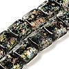 Handmade Dichroic Foil Glass Beads Strands DICH-U001-07H-1