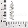 Mother's Day Brass Micro Pave Cubic Zirconia Pendants KK-V007-26P-3