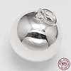 Round 925 Sterling Silver Pendants STER-F013-01A-2
