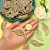 Wooden Cabochons WOOD-CJ0001-32-5