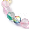 8.5mm Round Synthetic Multi-Moonstone Stretch Bracelets for Women BJEW-JB10421-01-3