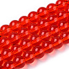 Transparent Glass Beads Strands X-GLAA-T032-T6mm-09-1