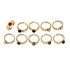 304 Stainless Steel Open Cuff Rings RJEW-A071-07G-4