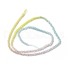 Transparent Gradient Color Glass Beads Strands GLAA-H021-01A-14-4