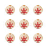 Natural Wooden Beads WOOD-TAC0010-02A-10