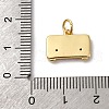 Brass Micro Pave Cubic Zirconia Pendants KK-P308-35G-3