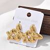 304 Stainless Steel Studs Earrings for Women EJEW-K306-24G-2