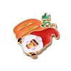 Thanksgiving Day Golden Tone Alloy Enamel Pendants ENAM-M002-02M-G-2