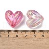 UV Plating Transparent Acrylic Beads OACR-B031-29-3