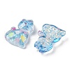 Transparent Resin Bowknot Kitten Decoden Cabochons RESI-M045-07E-2