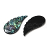 Natural Abalone Shell/Paua Shell Big Pendants X-SHEL-K006-14-2