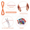 Craftdady 37 Bundles 37 Colors Waxed Polyester Cord YC-CD0001-02-3