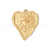304 Stainless Steel Pendants STAS-S175-43H-G-1