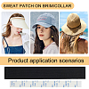Rectangle Cloth Sweat Liner DIY-WH0632-35A-01-6