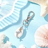 Ocean Collection Shell Pendant Decorations HJEW-JM03210-05-1