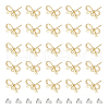 DICOSMETIC 50Pcs Bowknot Alloy Stud Earring Findings FIND-DC0005-03-1