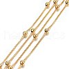 Ion Plating(IP) 304 Stainless Steel Twisted Chains/Curb Chains CHS-H024-01G-A-1