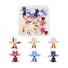 12Pcs 6 Style Cellulose Acetate(Resin) Pendants KY-TA0001-19-8