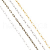 Craftdady 20m 4 Colors Brass Paperclip Chains CHC-CD0001-01-5