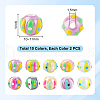   20Pcs 10 Colors Handmade Porcelain Beads PORC-PH0001-40-2