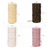 8 Rolls 4 Colors Cotton Metallic String Threads OCOR-CC0001-04-1
