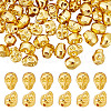HOBBIESAY 100Pcs Electroplated Non-magnetic Synthetic Hematite Beads G-HY0001-66-1
