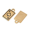 304 Stainless Steel Enamel Pendants STAS-L290-45G-2