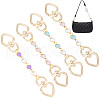 Heart Alloy Enamel Link Purse Strap Extenders FIND-AB00026-1