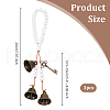 Iron Bell Pendant Decorations HJEW-OC00026-2