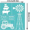 Self-Adhesive Silk Screen Printing Stencil DIY-WH0338-004-2