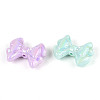 UV Plating Opaque Acrylic Beads OACR-N143-06-2