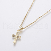 304 Stainless Steel Chain Necklaces NJEW-O108-41G-3