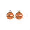 Alloy Enamel Charms ENAM-T016-11F-RS-2