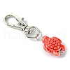 Ocean Themed Tortoise Handmade Porcelain Pendant Decorations HJEW-JM01698-4