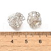 Brass Micro Pave Cubic Zirconia Pendants KK-M312-27P-3