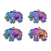 Ion Plating(IP) 201 Stainless Steel Pendants STAS-N098-203M-2