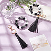 ANATTASOUL 2Pcs Silicone with PU Leather Pendant Decorations HJEW-AN0001-01-7