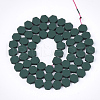 Spray Painted Non-magnetic Synthetic Hematite Beads Strands G-T116-03B-14-2