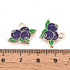 Fruit Alloy Enamel Pendants ENAM-T022-32F-3