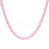 Handmade Opaque Acrylic Cable Chains MACR-CJ0001-07-6
