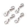 304 Stainless Steel Double Lobster Claw Clasps STAS-E163-57P-D-1