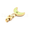 304 Stainless Steel Enamel Pendant Decoration STAS-L283-47G-3
