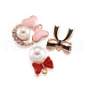 Alloy Enamel Pendants ENAM-TA0002-10-6