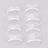 8Pcs 8 Sizes Plastic Invisible Ring Size Adjuster X-TOOL-H005-01-4