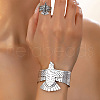 Eagle Alloy Cuff Bangles & Rings Sets for Women FS-WG75483-01-2