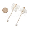 Acrylic Ear Studs EJEW-JE06143-3