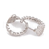 Rack Plating Brass Cubic Zirconia  Earrings EJEW-S219-09P-01-2