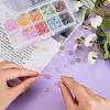 500Pcs 10 colors Crackle Glass Beads GLAA-SZ0001-56-7